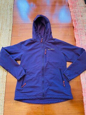 Eddie Bauer First Ascent Sandstone Backbone Grid Hoody, Women's Medium, Amethyst